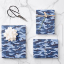 Search for blue camouflage wrapping paper Military