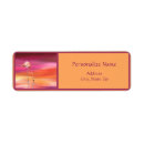 Search for pink flamingo return address labels Modern
