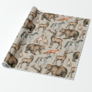 Search for antlers wrapping paper Vintage