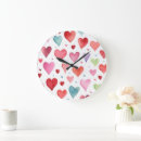 Search for girl nursery clocks Watercolor