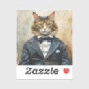 Search for vinyl cat stickers Tuxedo