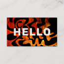 Search for fired business cards Modern