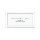 Search for blue return address labels weddings Minimalist