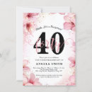 Search for 40th 4x6 invitations Rose