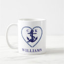 Search for nautical wedding mugs Anchor