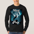 Search for wolf pup tshirts Moon