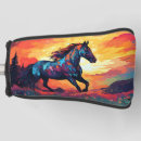Search for horse golf head covers Illustration