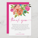 Search for bright floral thank you cards Girl baby shower