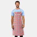 Search for square red aprons Cooking