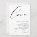 Search for love wedding invitations Simple