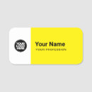 Search for yellow name tags Your logo here