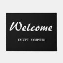 Search for vampire doormats Welcome
