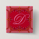 Search for decorated initials badges Girly