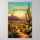 Search for vintage cactus art Saguaro national park