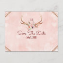 Search for antler save the dates Rustic