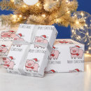 Search for christmas farm animals wrapping paper Santa