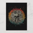 Search for floral skull postcards Vintage