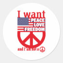 Search for love and peace stickers Hippie