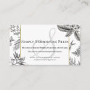 Search for floral business cards Elegant