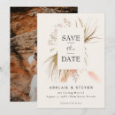 Search for pampas grass save the dates Terracotta