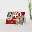 Search for 40 years birthday cards Elegant