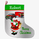 Search for truck christmas stockings Santa