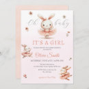 Search for ballerina baby shower invitations Watercolor