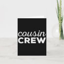 Search for new cousin cards Crew