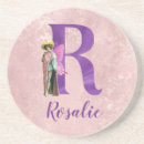 Search for letter r coasters Pink