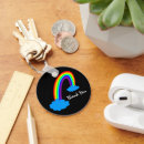 Search for thank rounded key rings Rainbow