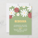 Search for ladybirds 4x5 invitations Flowers