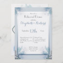 Search for dusty blue floral rehearsal dinner invitations Vintage