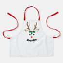 Search for reindeer aprons Cartoon
