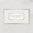 Search for white and gold business cards Makeup artist