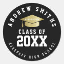 Search for black graduation hat stickers High school