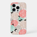 Search for beige flowers iphone cases Black
