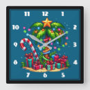 Search for christmas clocks Candy cane