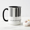 Search for piano design mugs Music