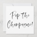 Search for pop the champagne bridal shower invitations Modern