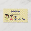 Search for stick figures business cards Children