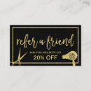 Search for hairdresser referral cards Hair stylist