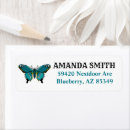 Search for tattoo return address labels Butterfly