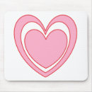 Search for two heart mousepads Red
