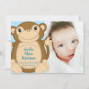 Search for blue monkey invitations Adorable