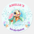 Search for turtle birthday stickers Colourful
