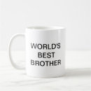 Search for world best brother mugs World's
