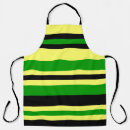 Search for green black stripe long aprons Pattern
