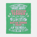 Search for boston terrier blankets Fleece