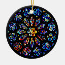 Search for stained glass window christmas tree decorations Jesus
