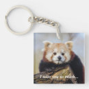 Search for cute red panda key rings China